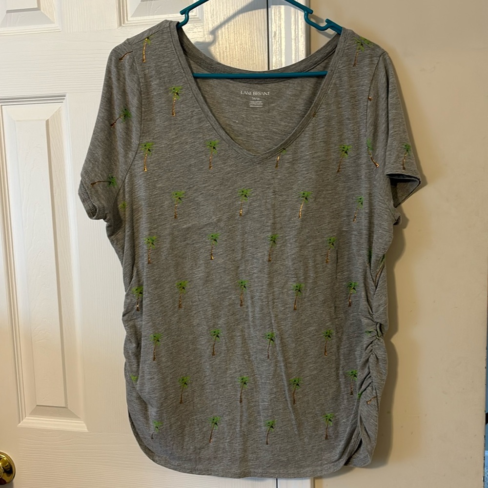 Palm tree T-shirt lane Bryant 14/16